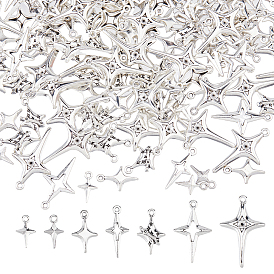 210 шт. 7 стили тибетские стили подвески из сплава, звезды прелести