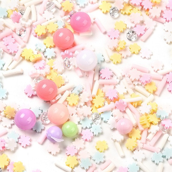 Ручной полимерной глины кабошонов, круглые