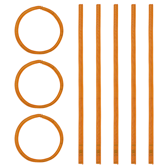 2 пакеты алюминиевая проволока каркасная проволока, круглая гибкая спиральная проволока, металлическая нить для изготовления украшений