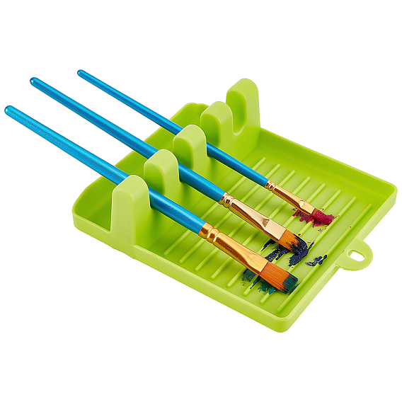 Пластиковая подставка для столовых приборов с подставкой для сбора капель для нескольких столовых приборов, прямоугольные