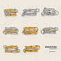 304 Stainless Steel Finger Rings for Women, Stackable Rings