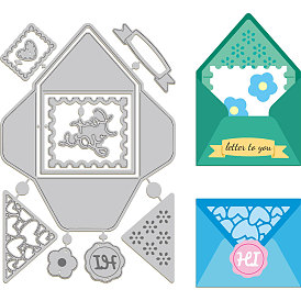 Углеродистая сталь разрезает трафареты, для diy scrapbooking, Фотоальбом, декоративная бумага для тиснения, цвет нержавеющей стали