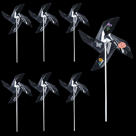 6шт. самодельная ветряная мельница для домашних животных, для детского творчества и рукоделия