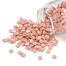MIYUKI TILA Beads, Japanese Seed Beads, 2-Hole, Opaque Colours Luster