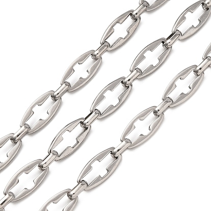 304 полые поперечные цепи из нержавеющей стали, несварные