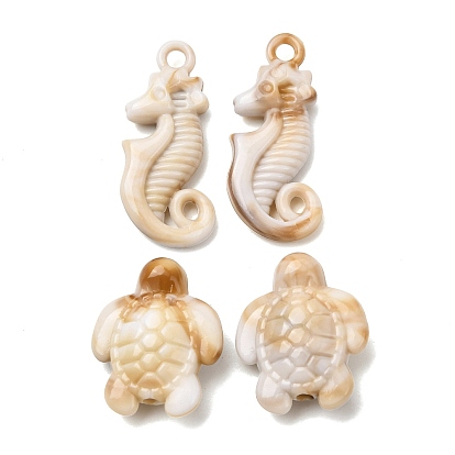 Акриловые подвески из имитационной оболочки, навахо белый