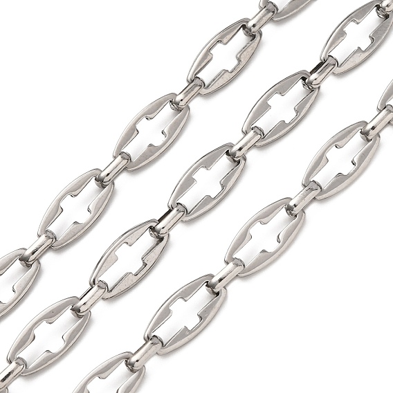 304 полые поперечные цепи из нержавеющей стали, несварные