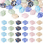 30Pcs 6 Colors Handmade Porcelain Beads, Fish