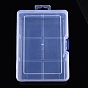 Rectangle Plastic Bead Storage Boxes, Jewelry Case for Beads, Small Items