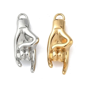 304 Подвески из нержавеющей стали с ионным покрытием (IP), рок-н-ролльное очарование