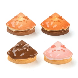 Resin Imitation Food Decoden Cabochons, Triangle Cake