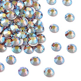 Preciosa® maxima crystal без горячей фиксации плоские камни, чешский хрусталь, срыв твердой мозговой оболочки, круглый(438 11 615 шатон-роза)