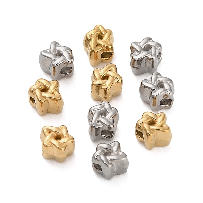 304 из нержавеющей стали бусы, звезда