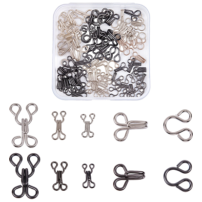 60шт. 6цвета регулируемые железные булавки для джинсов, подтяжка талии, платина, швейные застежки для аксессуаров к одежде