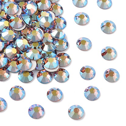 Preciosa® maxima crystal без горячей фиксации плоские камни, чешский хрусталь, срыв твердой мозговой оболочки, круглый(438 11 615 шатон-роза)