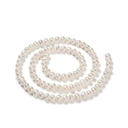 Potato Natural Cultured Freshwater Pearl Beads Strands