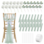 DIY Party Decoration Kits, including Nylon Mesh Fabric, Single Face Solid Color Satin Ribbon, Plastic Simulation Eucalyptus Leaf, Silk Cloth Artificial Hydrangea Flower