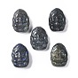 Natural Labradorite Cabochons, Ganesha