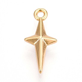 Латунные подвески, звезды прелести, без кадмия, без никеля и без свинца