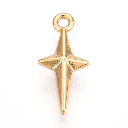 Латунные подвески, звезды прелести, без кадмия, без никеля и без свинца