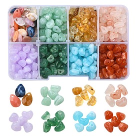 Perles acryliques, pierre d'imitation, chips/teadrop