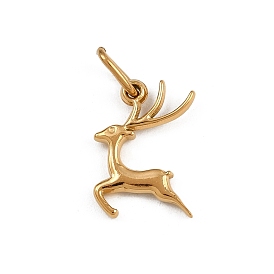 304 подвески из нержавеющей стали, с целью перехода в кольце, ионное покрытие (ip), олень очарование