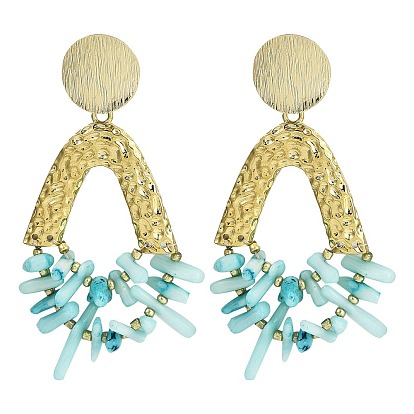 304 серьги-гвоздики в стиле бохо из нержавеющей стали в форме капли, cmолой, украшения для женщин