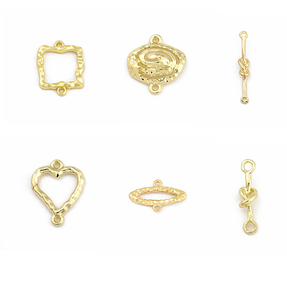 Подвески-соединители из цинкового сплава, золотой свет