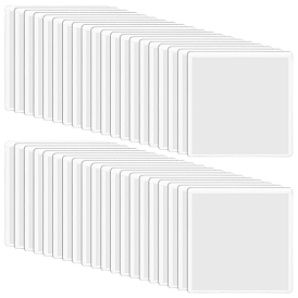 Самоклеящийся держатель этикеток, держатель для карт из пвх, карманы для этикеток, квадратный