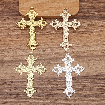 Большие сплавочные подвески, крест с цветком