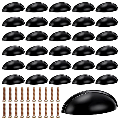 40 шт. ручки для ящиков из цинкового сплава, ручки шкафа, аксессуары для дверных ручек, с винтом 80 шт.