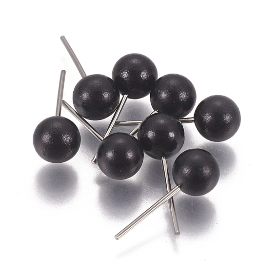 Abs пластиковые глаза куклы, для кукол для валяния, куклы амигуруми, изделия из полимерной глины, с пинами из нержавеющей стали 