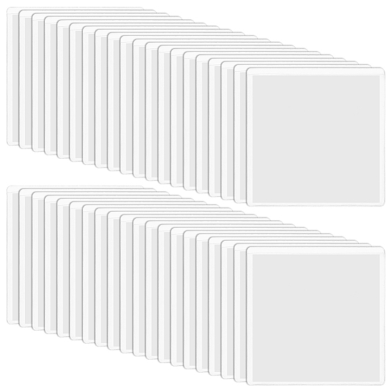 Самоклеящийся держатель этикеток, держатель для карт из пвх, карманы для этикеток, квадратный