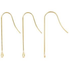 100 шт 316 хирургические крючки для серег из нержавеющей стали, с вертикальными петлями