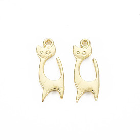 Crémaillère pendentifs en alliage placage, sans cadmium et sans nickel et sans plomb, cat