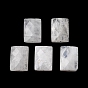 Natural Rainbow Moonstone Beads, Rectangle, Faceted