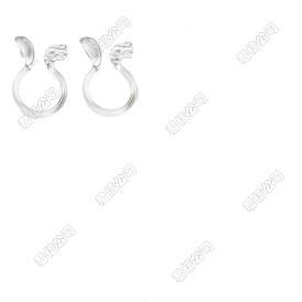 10pcs boucles d'oreilles à clip en résine