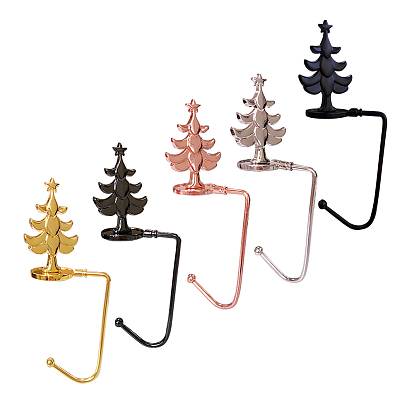 Iron & Alloy Hook Hangers, Mantlepiece Sock Hanger, for Christmas Ornaments, Tree
