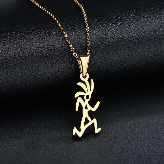 Спортсмен 304 ожерелья с подвесками из нержавеющей стали для мужчин