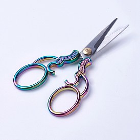 Stainless Steel Scissors, Embroidery Scissors, Sewing Scissors, with Zinc Alloy Handles