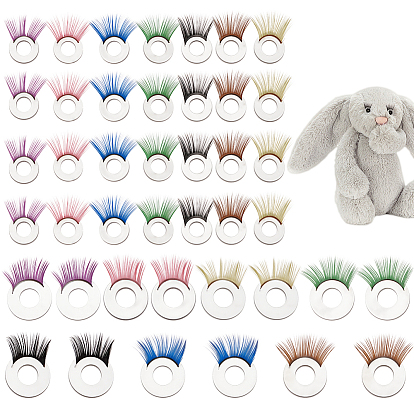 1 пакетик пластиковых наборов ресниц для кукол, промывание глаз