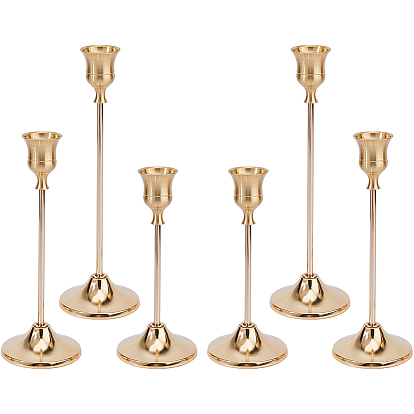 Алюминиевые подсвечники, разнообразные