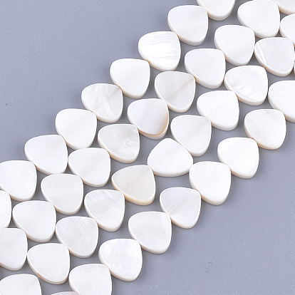 Freshwater Shell Beads Strands, Triangle
