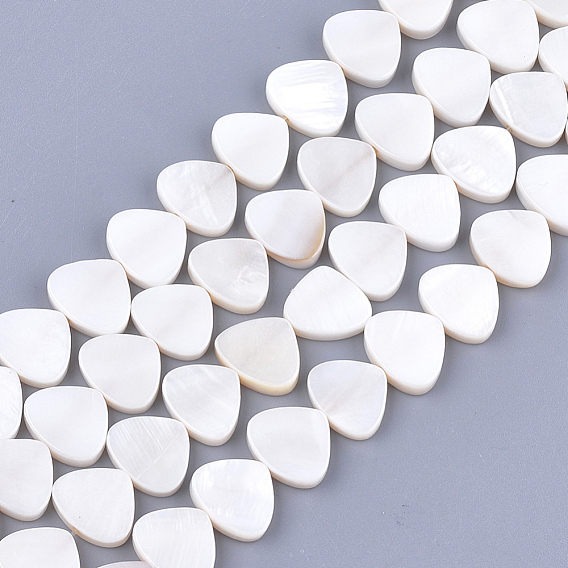Freshwater Shell Beads Strands, Triangle