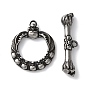 316 Stainless Toggle Clasps, Skull Pattern