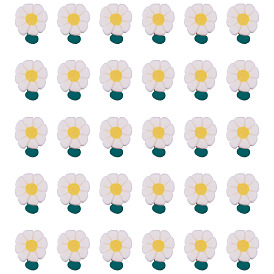 200 бусины из полимерной глины ручной работы., цветок