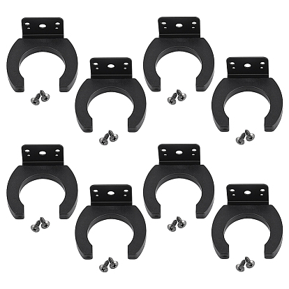 8Pcs Cold Rolled Steel & Rubber Hook Hangers