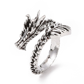 Dragon Alloy Cuff Rings for Men