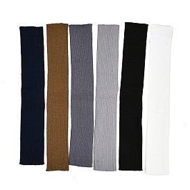 6шт. 6 цвета полиэстеровая эластичная резинка для манжет, отделка воротника выреза горловины пояса