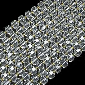 Синтетические кварцевые нити бисер, с бисером, граненый стол, вырезанный куб